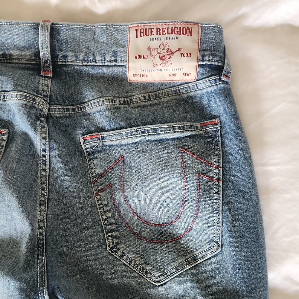 True Religion Light Blue Relaxed Men's Jeans 32